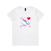 Unicorn  - Womens Maple Tee