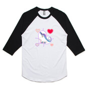 Unicorn  - Unisex Raglan Tee